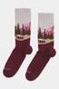 Ayacucho Unisex Bjerg Crew Socks Redwood/Snow