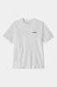 Patagonia Mens P6 Logo Responsibili- T-Shirt Fiber White