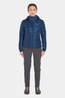 Rab Womens Cirrus Flex Hooded Jacket Tempest Blue