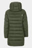 Didriksons Womens Tejla Parka Jacket Deep Green