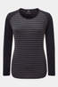 Mountain Equipment Womens Redline Long Sleeve T-Shirt Cosmos Strip/ Cosmos