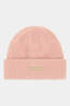 Sealskinz Womens Gressenhall Waterproof Textured Stripe Roll Cuff Beanie Pink