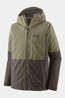 Patagonia Mens Boulder Fork Rain Jacket Forge Grey W/River Rock Green