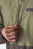 Patagonia Mens Boulder Fork Rain Jacket Forge Grey W/River Rock Green