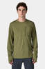 Patagonia Mens Capilene Cool Sun Long Sleeve T-Shirt  Caper Green - Buckhorn Green X-Dye