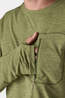 Patagonia Mens Capilene Cool Sun Long Sleeve T-Shirt  Caper Green - Buckhorn Green X-Dye