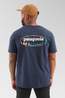 Patagonia Mens '95 Oval Logo T-Shirt New Navy: Kaleido