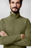 Fjallraven Mens Abisko Lite Half Zip Fleece  Green