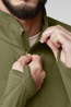 Fjallraven Mens Abisko Lite Half Zip Fleece  Green