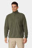 Ayacucho Mens Lightweight Adventure Quarter Zip Fleece II Dark Moss
