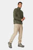 Ayacucho Mens Lightweight Adventure Quarter Zip Fleece II Dark Moss