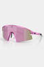 Bliz P006 Sunglasses Transparant Pink - Brown W Rose Multi