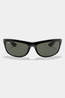 Ray-Ban Balorama Sunglasses Polished Black - G-15 Green Polarised