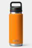 Yeti Rambler With Chug Cap Drinks Bottle - 26oz / 769ml King Crab Orange