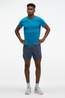 Hoka Mens EveryRun T-Shirt Night Glow Blue