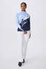 Krimson Klover Womens Sunburst Base Layer Top Chambray Blue