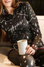 Krimson Klover Womens Winter Apres Base Layer Top  Black