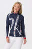 Krimson Klover Womens Ariel Base Layer Top Navy/Red