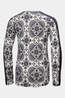 Helly Hansen Juniors Graphic Lifa Merino Base Layer Set 14+ Black Aop