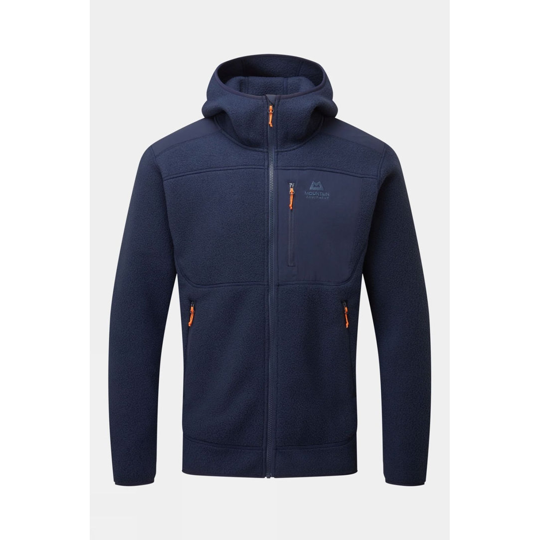Mens Highpile Hooded Fleece Jacket
