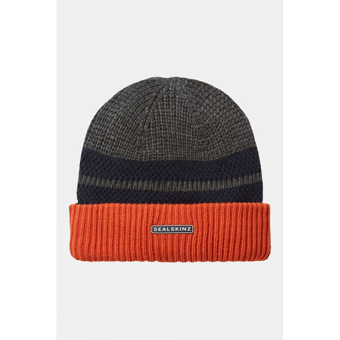 Unisex Bittering Waterproof Textured Roll Cuff Beanie