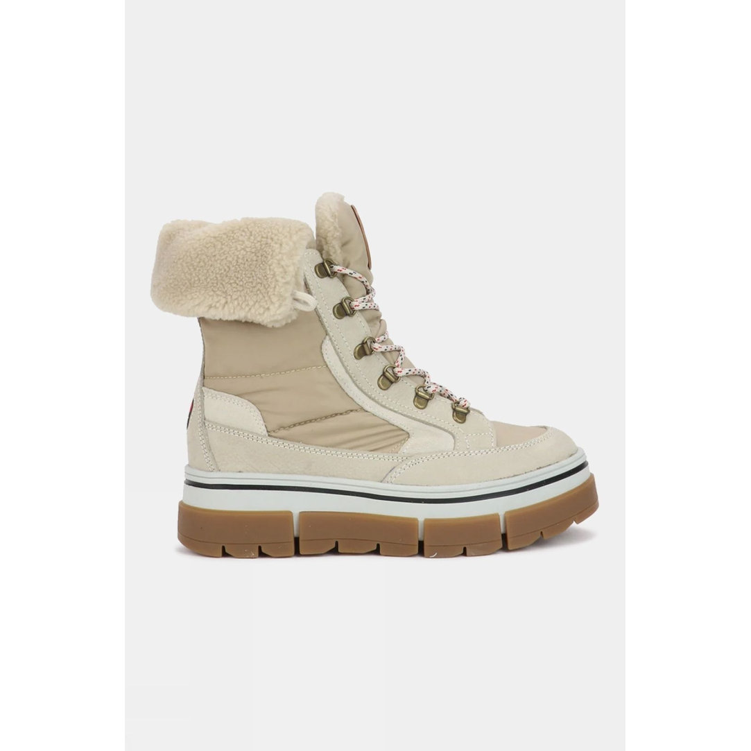 Womens Henta Lace Up Snow Boots