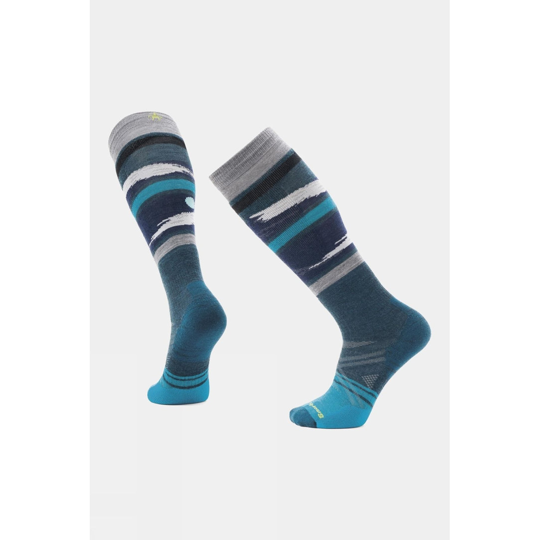 Mens Ski Full Cushion Midnight Pattern OTC Socks