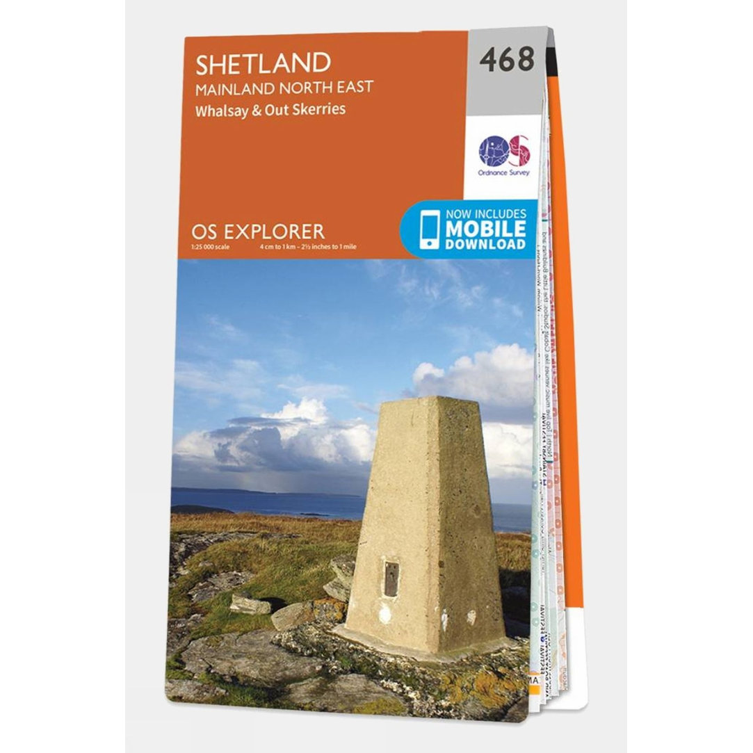 Explorer Map 468 Shetland - Mainland North East