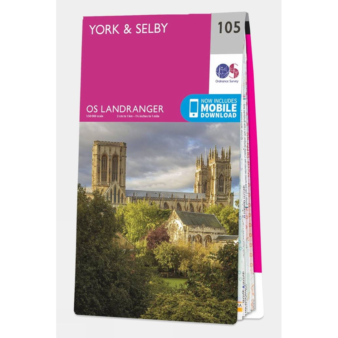 Landranger Map 105 York and Selby
