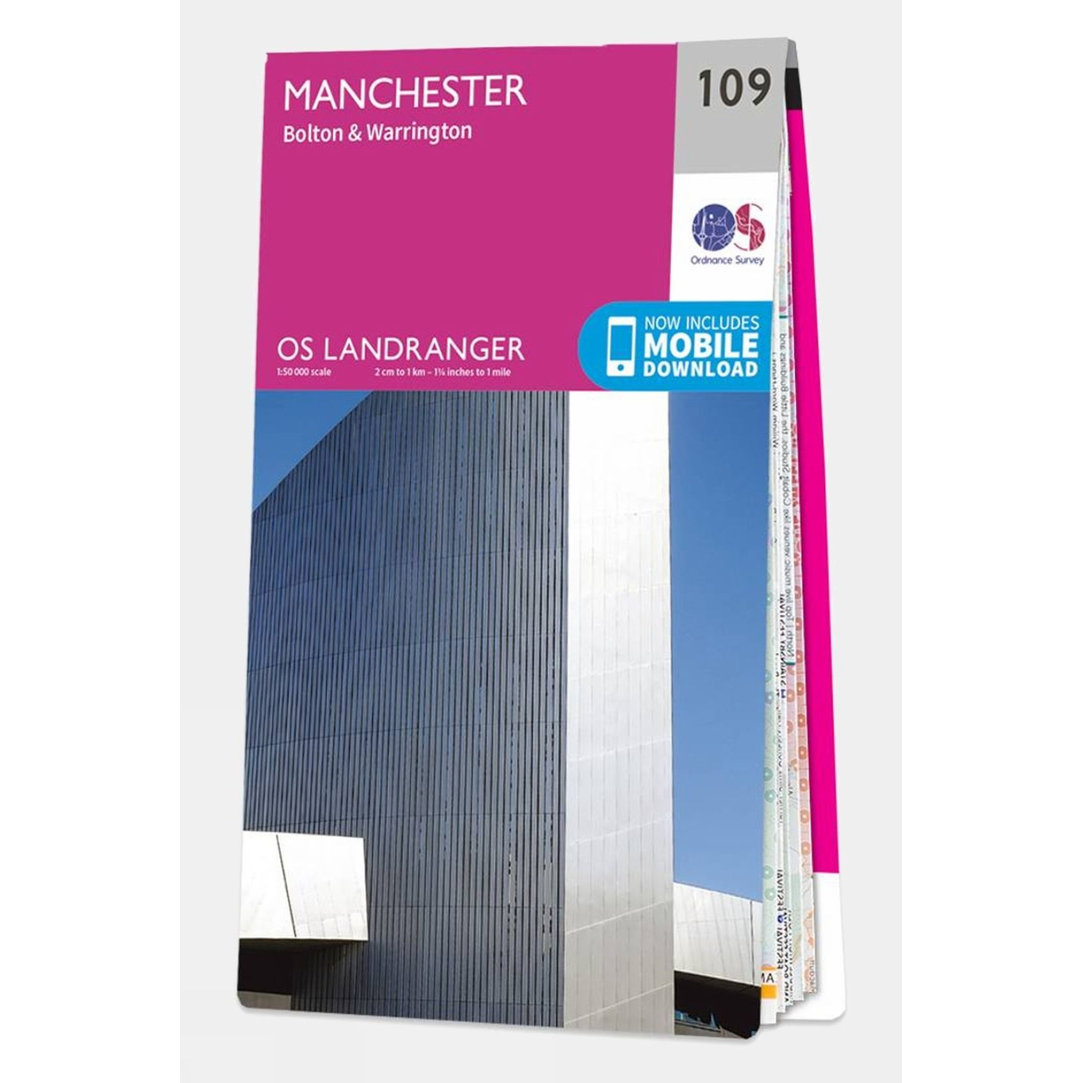 Landranger Map 109 Manchester