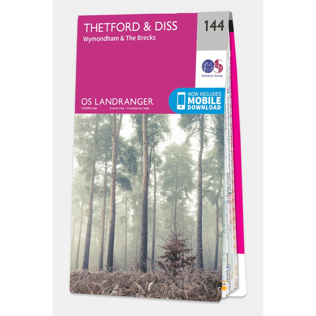Landranger Map 144 Thetford and Diss