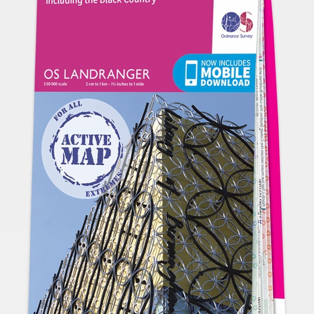 Active Landranger Map 139 Birmingham and Wolverhampton